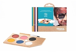 Set de machiaj tematic pentru copii Namaki Rainbow 6-Color Face Painting Kit (f/paint/15g + brush/1pc + acc/5pcs)