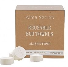 Chusteczki prasowane do zabiegów kosmetycznych Alma Secret Reusable Eco-Towels