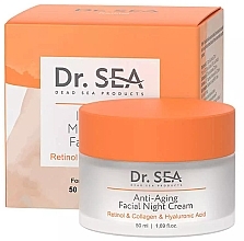 Антивозрастной ночной крем для лица Dr. Sea Anti-Aging Facial Night Cream