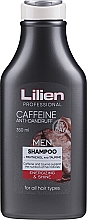 Шампунь против перхоти с кофеином Lilien Caffeine Anti-Dandruff For Men