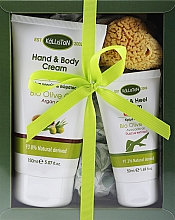 Набор Kalliston Gift Box (body/cr/150ml + foot/cr/50ml + sponge)