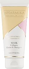 Mască de față cu colagen și elastină pHarmika Mask Collagen, Elastin & Omega