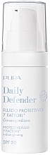 Защитный флюид для лица, с тоном Pupa Daily Defender Protective Fluid 7 Factors Indian Ginseng SPF 50 Coloured