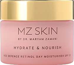 Cremă hidratantă pentru față, cu retinol, de zi MZ Skin Hydrate & Nourish Age Defence Retinol Day Moisturiser SPF 30