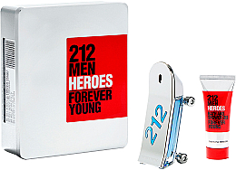 Carolina Herrera 212 Men Heroes Forever Young Набор (edt/90ml + b/wash/100ml)