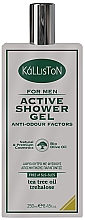 Активный гель для душа с маслом чайного дерева и трегалозой Kalliston For Man Active Shower Gel