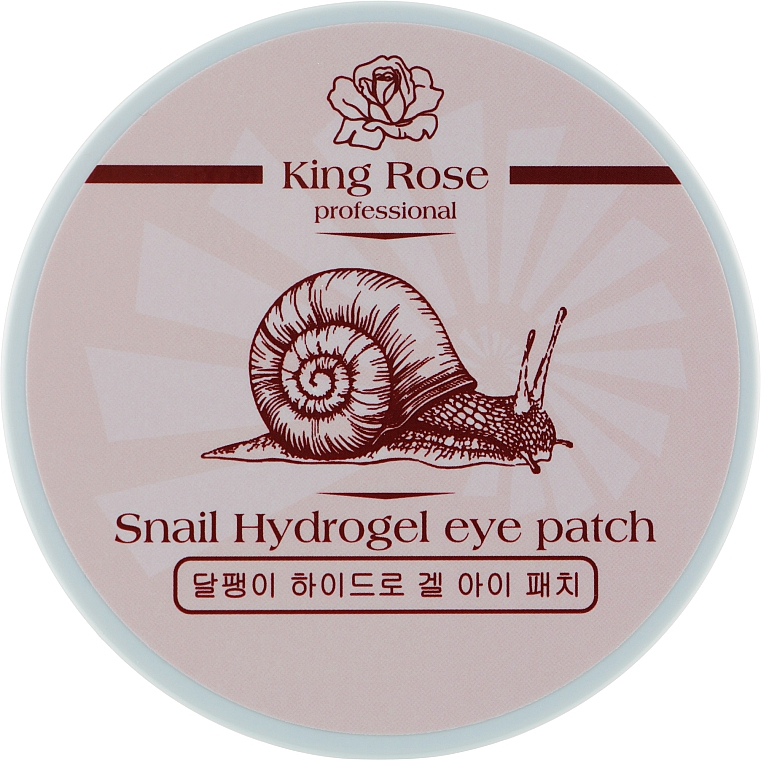 Patch-uri hidrogel anti-îmbătrânire cu mucină de melc - King Rose Snail Hydrogel Eye Patch