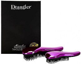 Set perii de păr KayPro Dtangler Miraculous Purple (2xbrush)