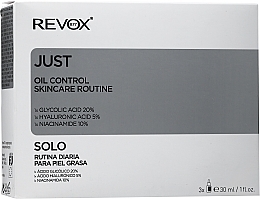 Set Revox Just Oil Control Skincare Routine (f/serum/3x30ml)