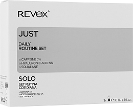 Set de îngrijire pentru pielea feței Revox Just Daily Routine Set