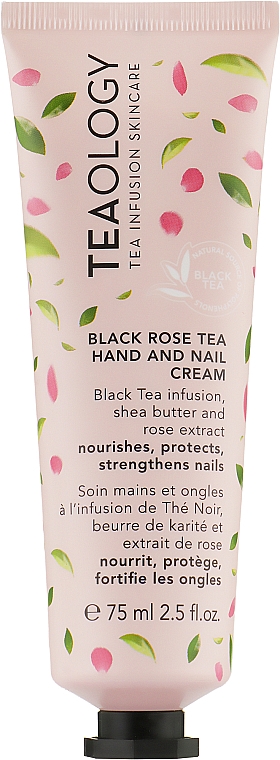 Cremă hidratantă pentru mâini și unghii "Black Rose Tea" - Teaology Black Rose Tea Hand & Nail Cream