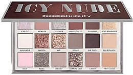 Huda Beauty Icy Nude Eyeshadow Palette Paletă fard de pleoape