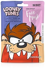 Kokosdoftande sheet mask Mad Beauty Looney Tunes Mascarilla Facial Taz