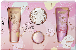 Set Style & Grace Bubble Boutique Gift of The Glow Set (b/wash/100ml + b/lot/100ml + b/fizzer/80g + sh/flower)	