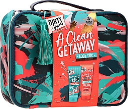 Set Dirty Works A Clean Getaway Body Duo (shr/gel/200ml + b/butter/200ml + sh/sponge/1pcs + bag)