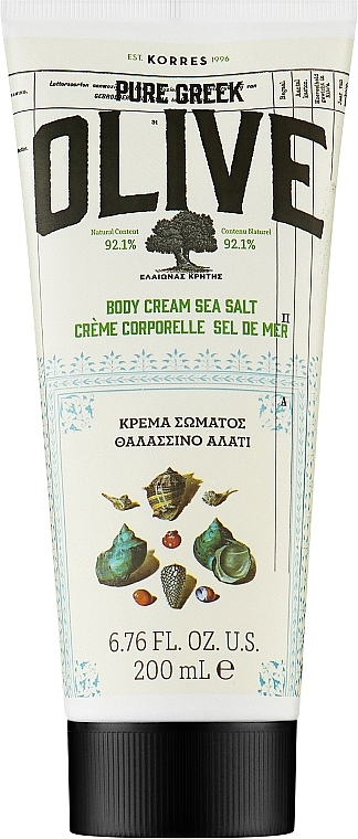 Kroppskräm med havssalt - Korres Pure Greek Olive Sea Salt Body Cream