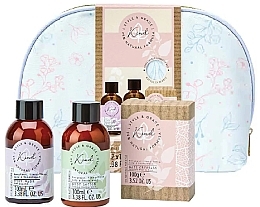 Set 'Återställning av Styrka. Hårräddning Style & Grace Kind Cosmetic Bag Set (b/wash/100ml + b/lot/100ml + b/salt/100g + bag)