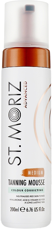 Självbrunande korrigeringsmousse, medium - St. Moriz Advanced Colour Correcting Tanning Mousse Medium	