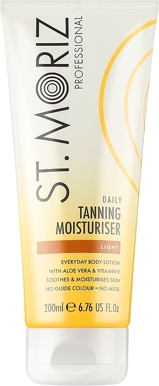 Tanning Fuktighetskräm - St. Moriz Professional Golden Glow Tanning Moisturiser