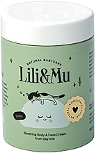 Krema za obraz in telo za dojenčke Lili&Mu Soothing Body & Face Cream