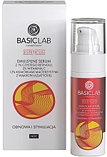 Serum za obraz z 1% čistega retinola, 5% vitamina C in 2% matičnih celic BasicLab Dermocosmetics Esteticus