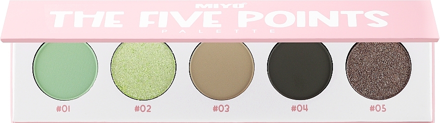 Paleta senčil za oči - Miyo Five Points Palette