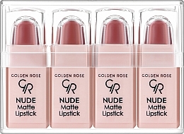 Golden Rose Nude Matte Lipstick Set šminke