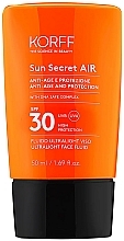 Fluid-krema za obraz SPF 30 Korff Sun Secret Air Anti-Age And Protection SPF 30