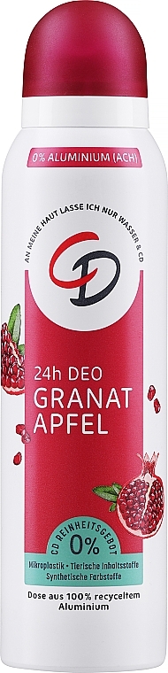 Deodorant-antiperspirant "Granatno jabolko" - CD Fresh Deo Pomegranate