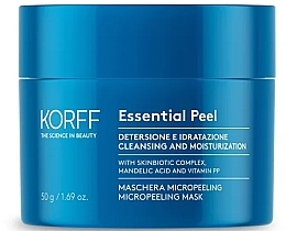 Mikro piling maska za obraz Korff Essential Peel Micropeeling Mask