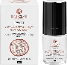 Aktivno stimulativna nočna krema za predel okoli oči BasicLab Dermocosmetics Aminis Actively Stimulating Eye Cream Night