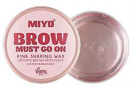 Miyo Brow Must Go On Pink Shaping Wax Vosek za obrvi