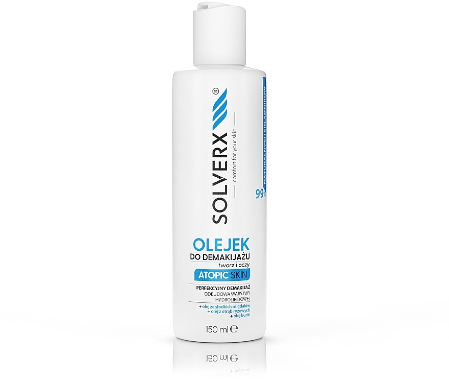 Olje za odstranjevanje ličil - Solverx Atopic Skin Make-Up Remove Oil