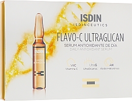 Dnevni serum za obraz, antioksidativni Isdin Isdinceutics Flavo- C Ultraglican Serum Antioxidante De Dia