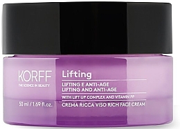 Lifting krema za suho kožo na obrazu Korff Lifting Rich Face Cream