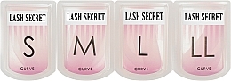 Lash Secret Set valjčkov za laminacijo trepalnic, curve