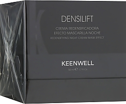 Nočna krema Keenwell Densilift Redensifiying Night Cream Mask Effect