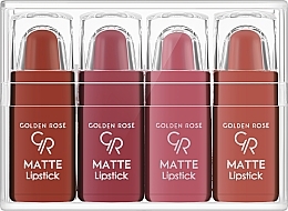 Golden Rose Matte Lipstick NR1 Set šminke