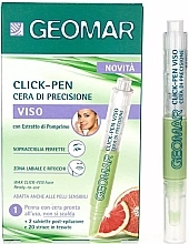 Voščeni svinčnik za depilacijo obraza z izvlečkom grenivke Geomar Depilatory Wax Click Pen