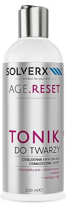 Pomlajevalni tonik za obraz - Solverx Age Reset