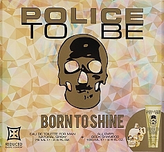 Police To Be Born To Shine For Men Komplet (edt/75ml + shmp/100ml)