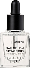 Kvapky pre schnutie laku Korres Nail Polish Drying Drops Sweet Almond Oil