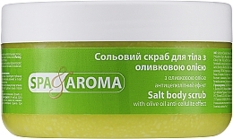 Soľný telový peeling s olivovým olejom Bioton Cosmetics Spa & Aroma Salt Body Scrub