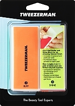 Nail Buffer Tweezerman 4-In-1 Smooth & Shine Block Neon File Buff