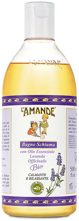 Lavender Bath Foam - L'Amande Marseille Organic Lavender Bath Foam