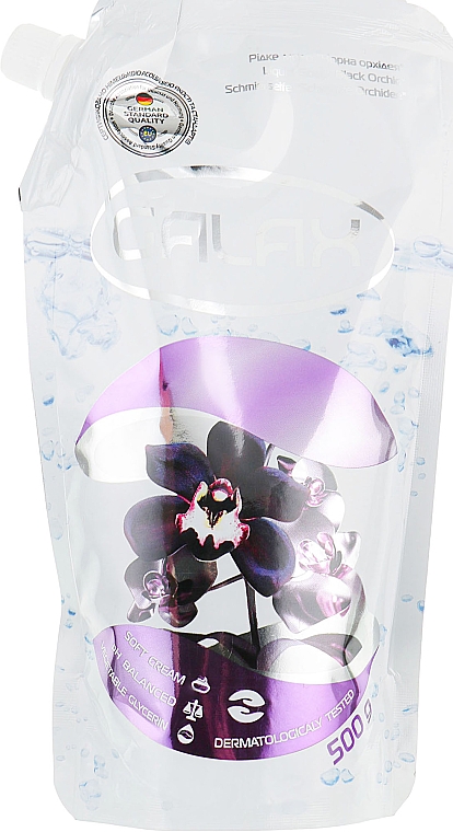 Liquid Soap "Black Orchid" - Galax (doypack)