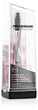 Eyebrow Scissors with Brush Tweezerman Stainless Steel Brow Shaping Scissors & Brush