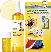 Set Manyo Pure Cleansing Oil Minions Set (cl/oil/300ml + cl/oil/25ml + acc/1pcs)