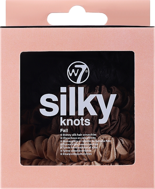 Haarelastiekjes set, 6 set - W7 Cosmetics Silky Knots Fall