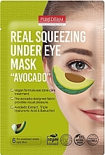 Ooglapjes met Avocado Purederm Real Squeezing Masker voor Onder De Ogen